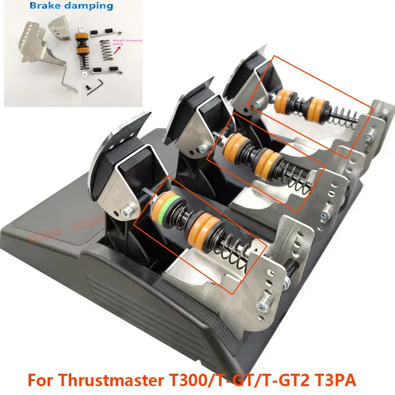 Pour Thrustmaster T300/T-GT/T-GT2 T3PA pédale simulée course Modification pédale frein accélérateur réglable amortissement MOD Kit