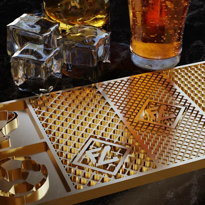 Ice Branding Stamp Designer Plate For Whiskey Cocktail Ice Cube Personalized Brass Stamp Mold Ice Design Stamp Plate