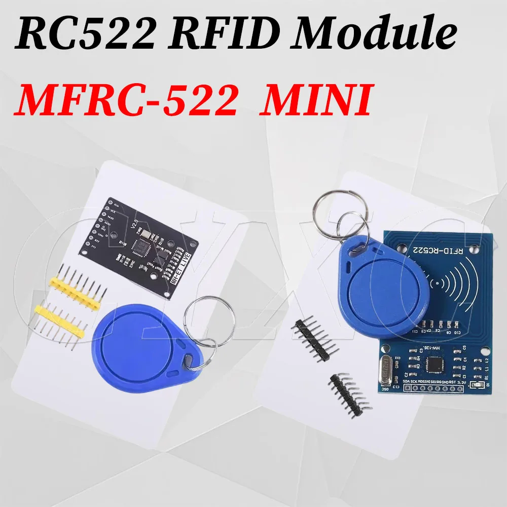 MFRC-522 RC-522 RFID module RC522 Mini Kits S50 13.56 Mhz 6cm With Tags SPI Write & Read For Uno 2560