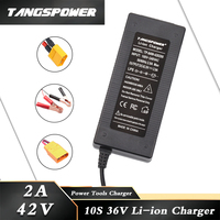 42V 2A Lithium Battery Charger For 36V 10S Li-ion Battery Pack Fast Charging XT60-XT90-Clips Connectors Power Tool Charger