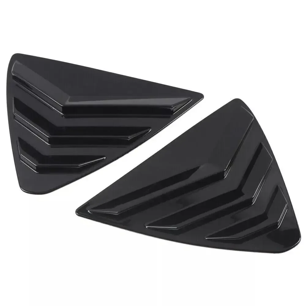 For Mazda CX-5 CX5 2017 2018 2019 2020-2023 ABS Plastic Rear Window Quarter Louver Cover Side Vent Trim Car Adhesive Accessories view 5