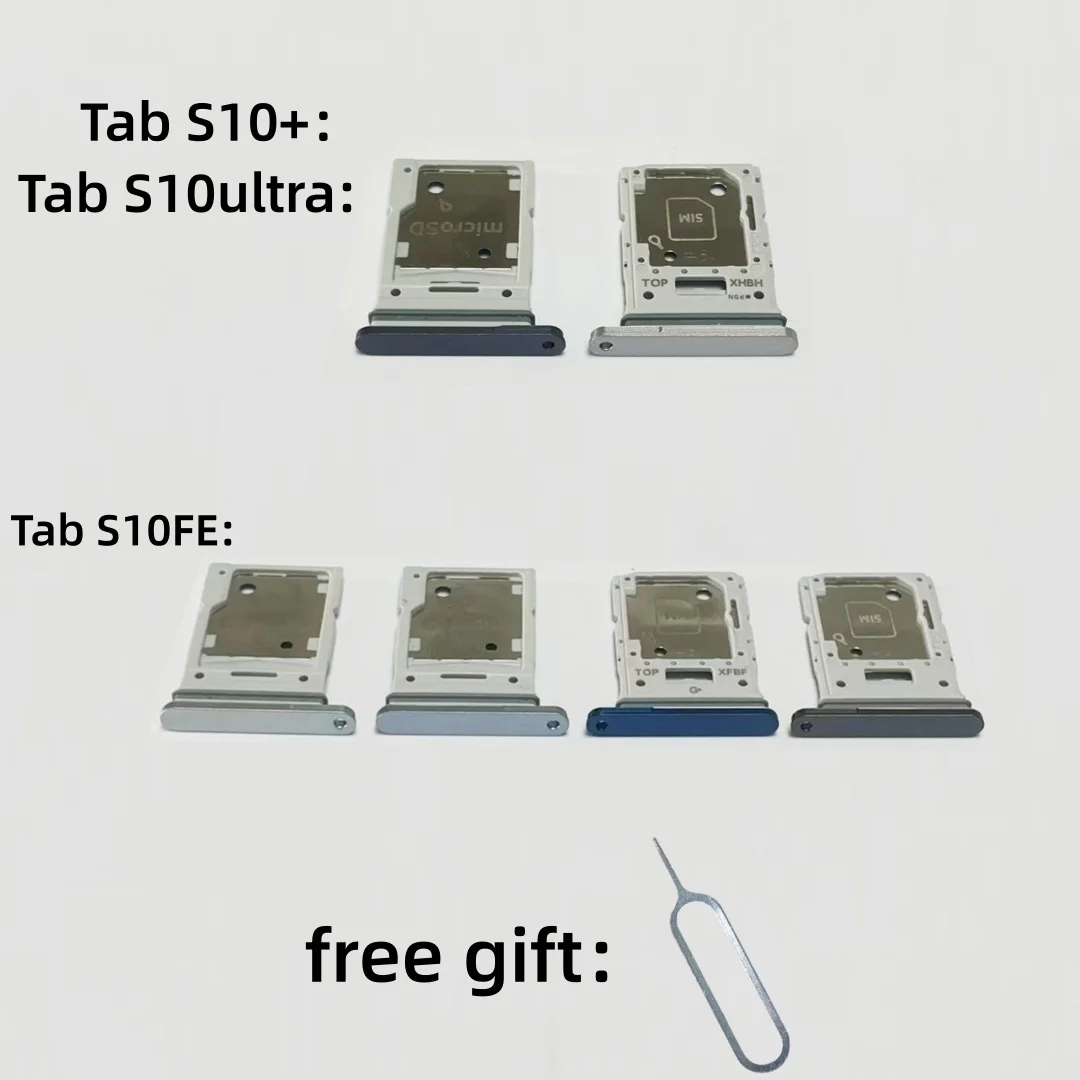 Bandeja de cartão sim bandeja de cartão micro sd chip slot titular do cartão para samsung galaxy tab s10 + s10ultra s10fe SM-X520 x820 x920 chip de gaveta