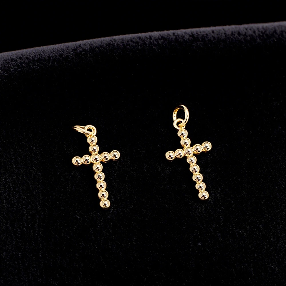 

Cordial Design 50Pcs 11*23MM Jewelry Accessories/Copper Pendant/Cross Shape/Hand Made/Genuine Gold Plating/DIY Charms #194640