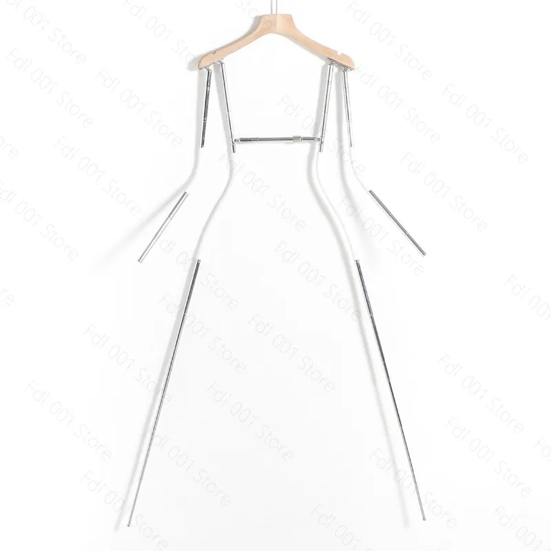 Hanger Included Dress Photography Stand Live Stream Display Rack Clothes Shooting Prop Hanger