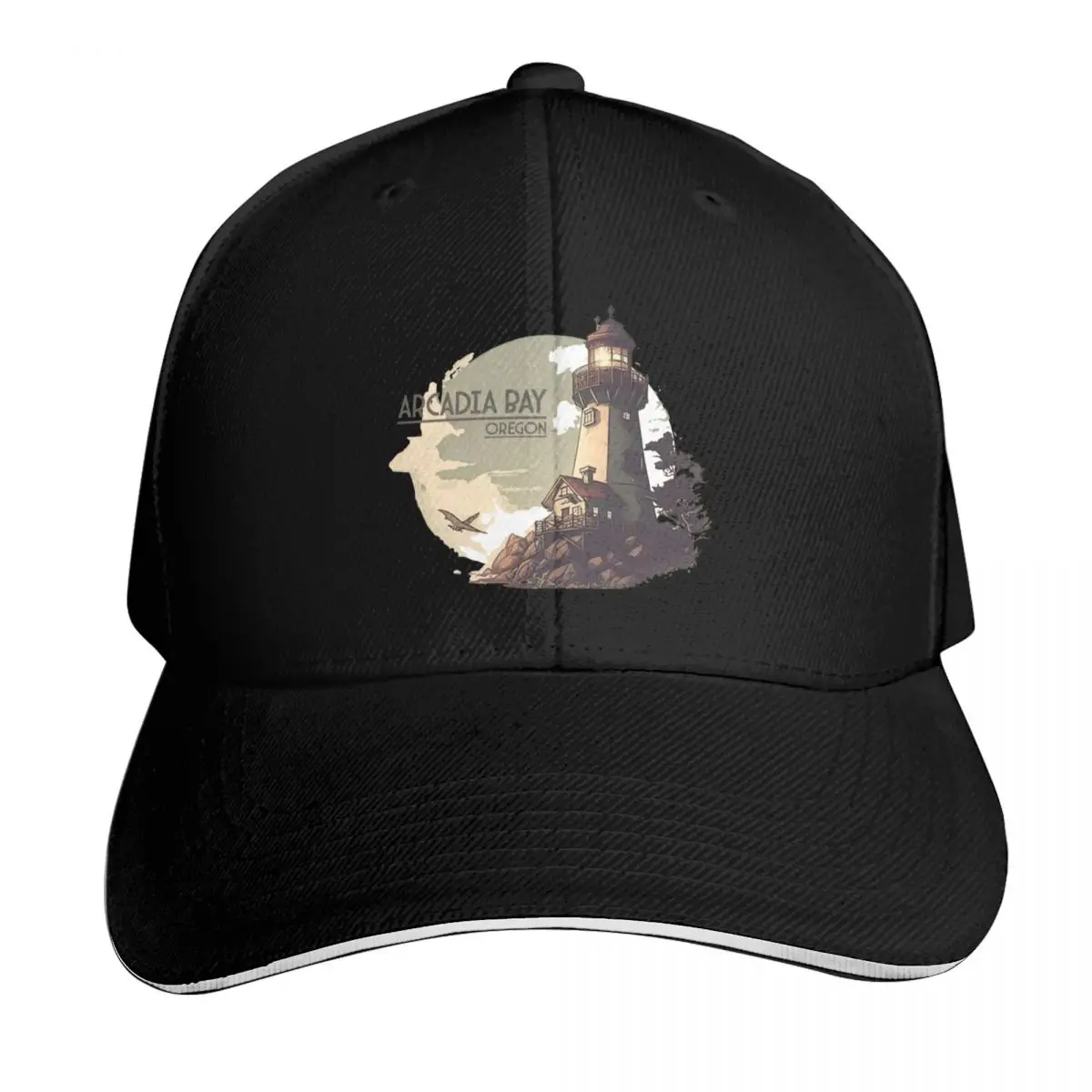 

Arcadia Bay Oregon Baseball Cap Streetwear derby hat Gentleman Hat Girl'S Hats Men's