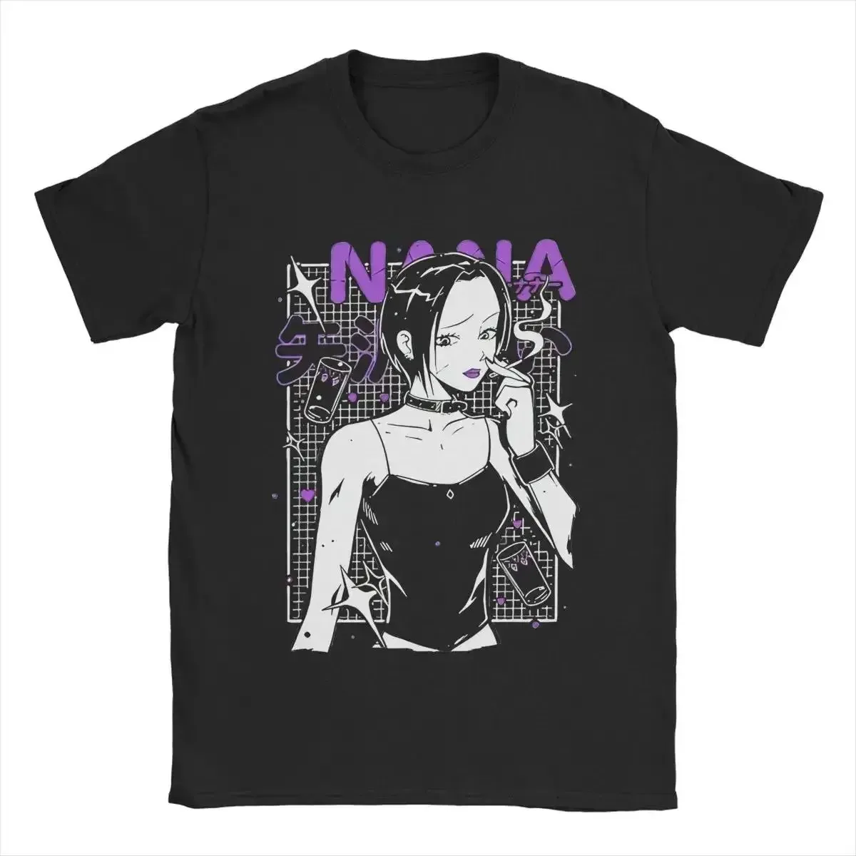 NANA Osaki T Shirt Casual Harajuku Streetwear Japanese Clothes T Shirt Fashion Rock Punk Short Sleeve Plus Size T Shirt Women