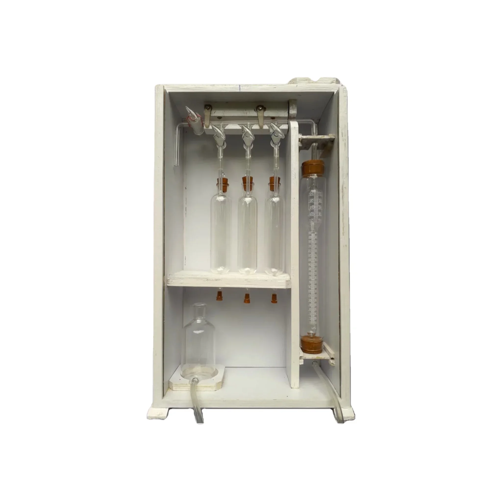 

Orsat 3 Pipette Apparatus Wooden Frame Borosilicate Glass Testing Equipment for Analyzing Flue Combustion System