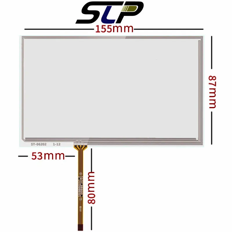 

6.2"Inch Touchscreen For HSD062IDW1 TM062RDH01 GPS Resistance Handwritten Touch Panel Screen Glass Digitizer Repair 155mm*87mm