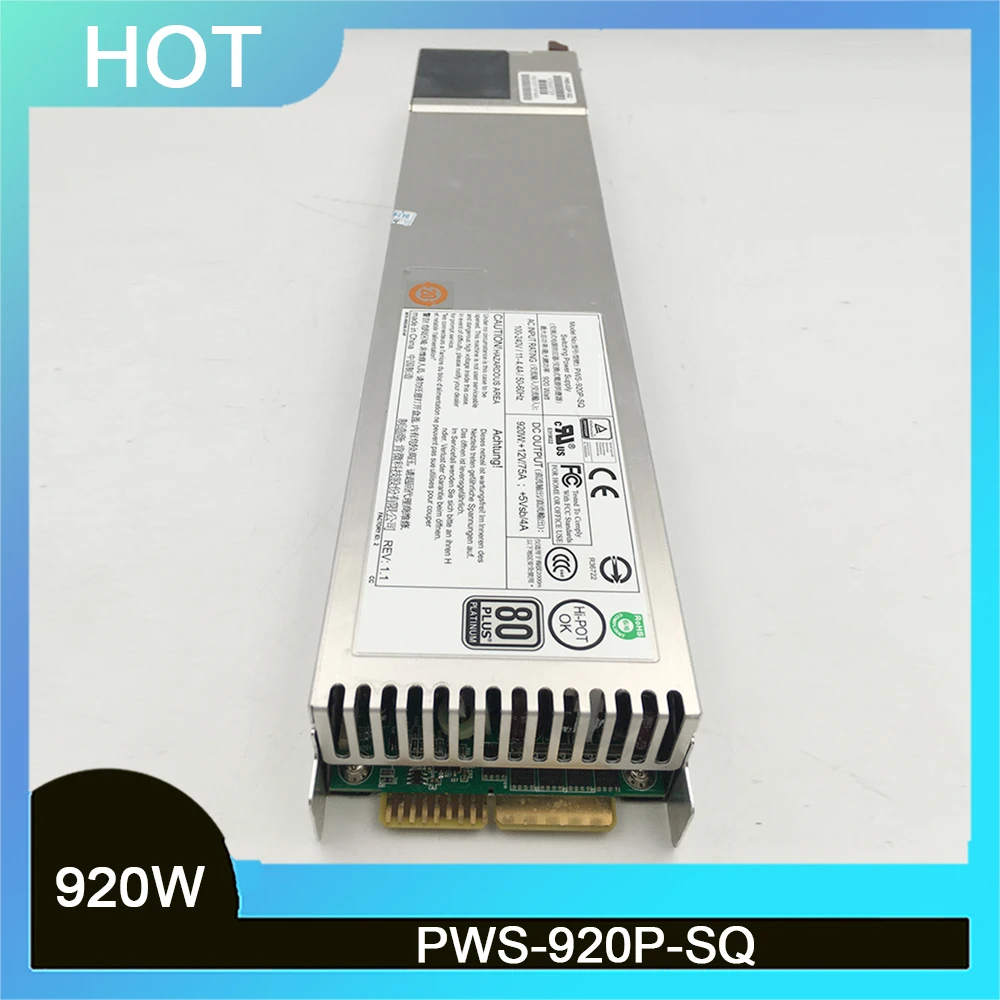 

Серверный блок питания для SuperMicro 920W 1U PWS-920P-SQ