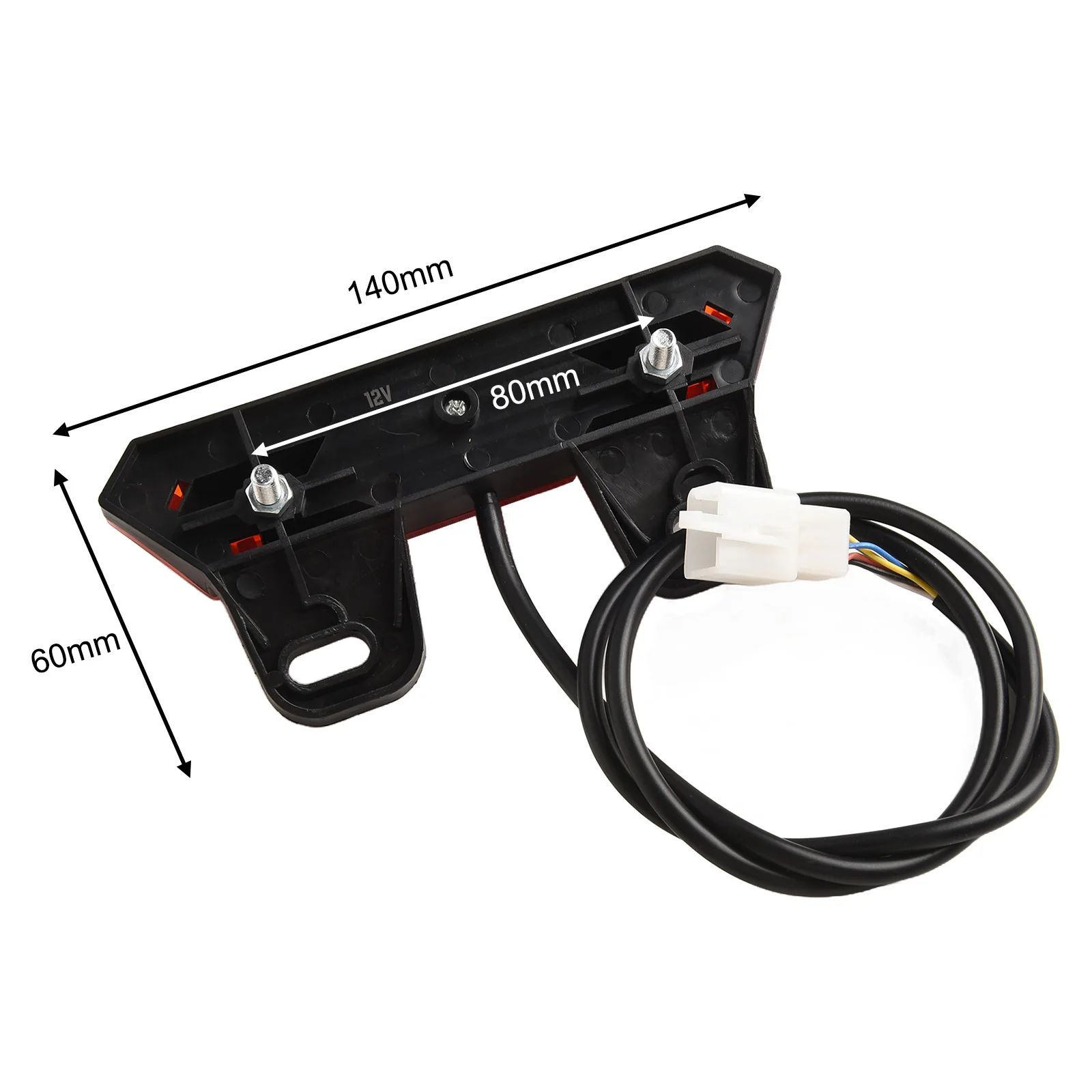 

Electric Bicycle Taillight Bike Taillight 12V Turn Signal 140x60mm 70cm Brake Light Cycling Ebike Electric Bicycle Taillight