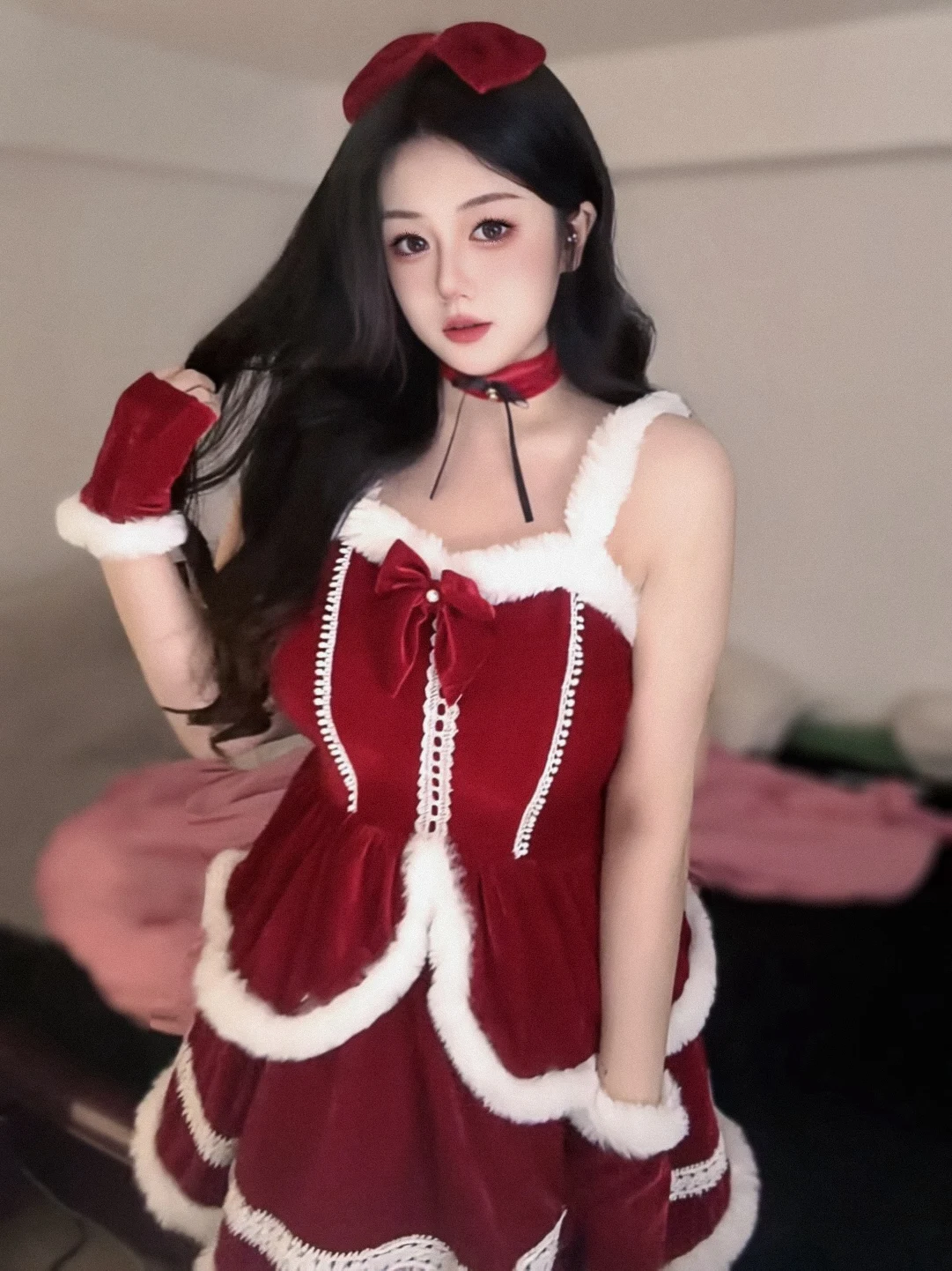 Christmas Costume Cos Uniform Bunny Girl Suit Pure Desire Night Party Character Bunny Suit Xmas Night Costumes