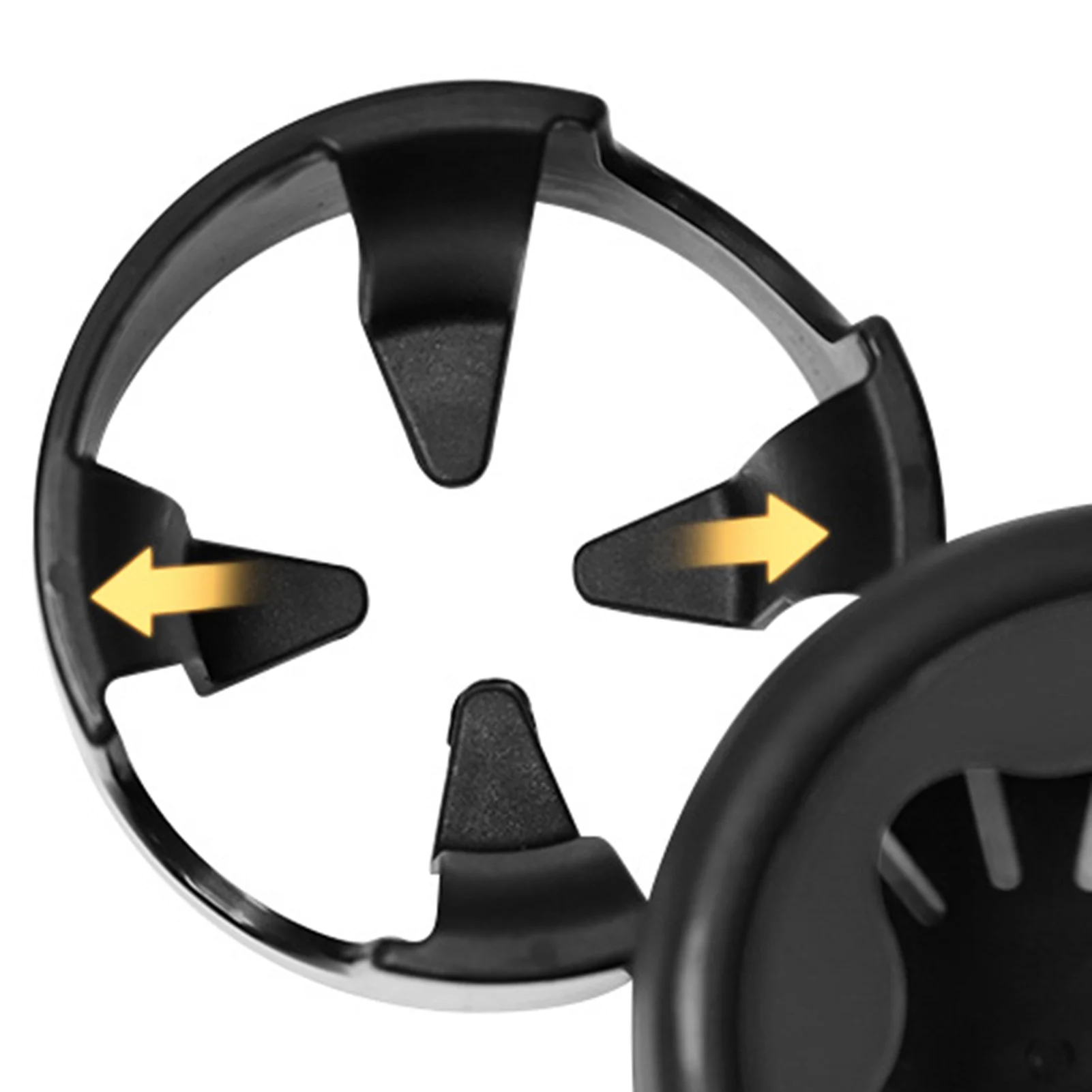 حامل أكواب لعربة الأطفال مع مشبك عالمي قابل للتعديل لتخزين هاتف زجاجة المياه