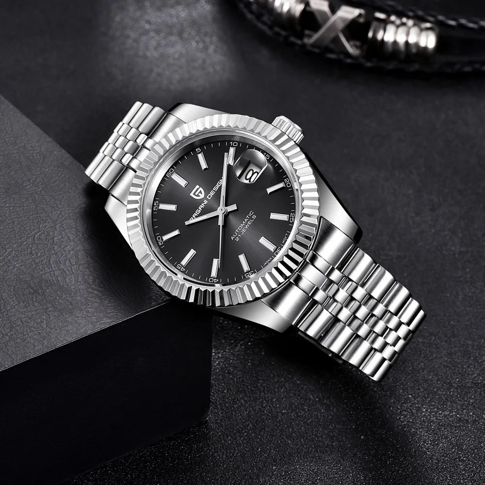 2026 New PAGANI DESIGN Watches Luxury Gradient Dial Mechanical Watch For Men AR Sapphire Mirror Stainless Steel Waterproof Watch