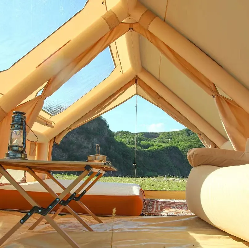 

ST Two Room Large Inflatable Tent House for Camping Adult 8-10 Person