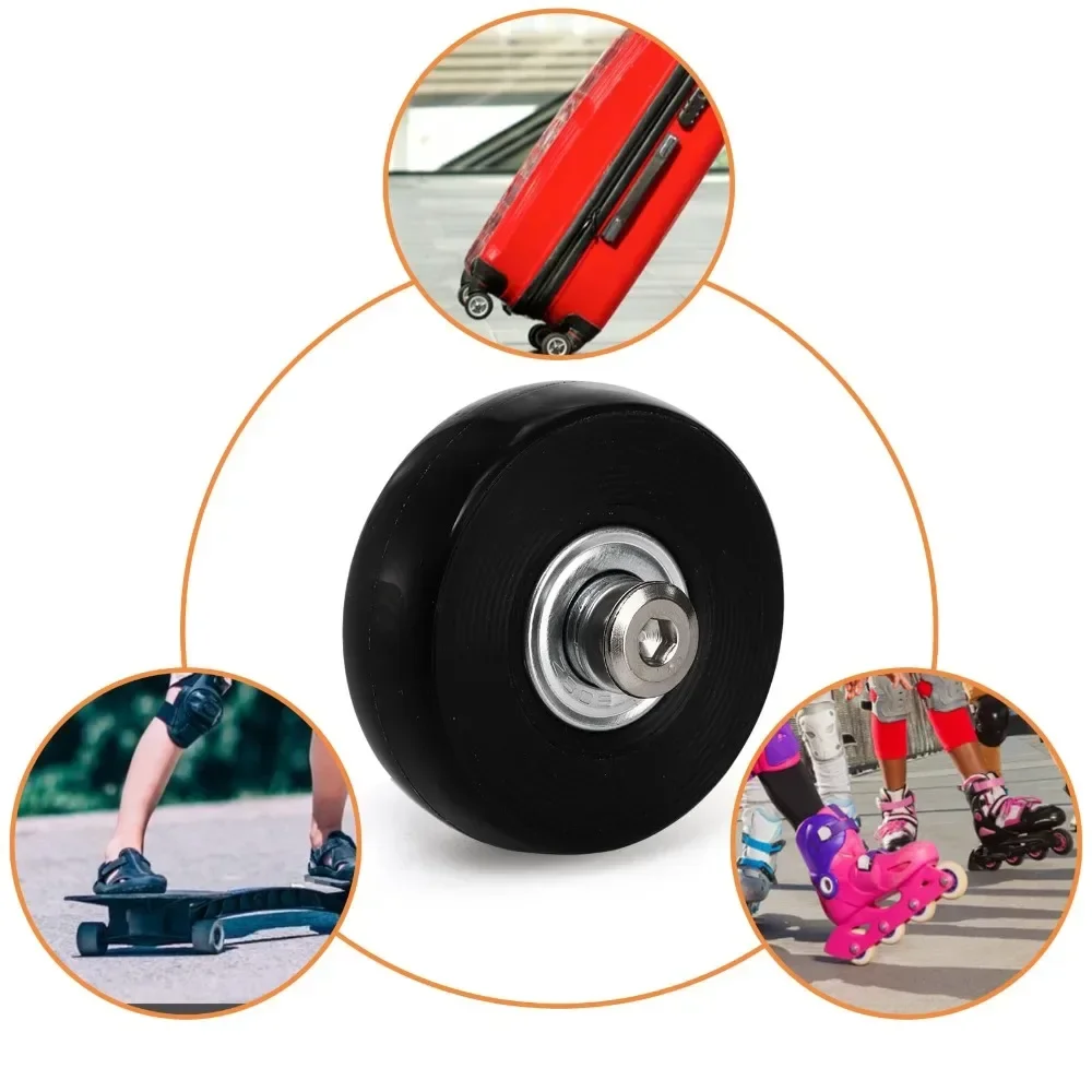 Casters Silent Repair Replacement Universal Durable Travel Luggage Wheel Suitcase Parts Axles Sliding Wear Resistant Flexible