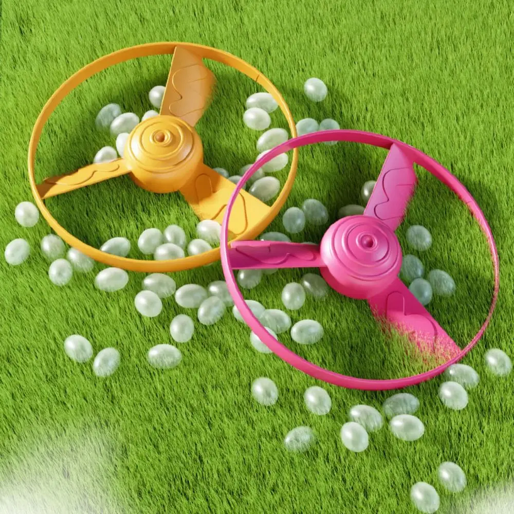 Hand-Pulled Bird launcher Soft material With Spinners Hand-held flying Cute bird shape Pull-string launching Sports Outside