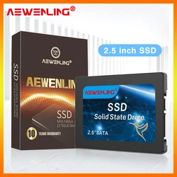 노트북 데스크탑용 SSD 2.5 하드 드라이브 디스크, SATA3 128GB, 256GB, 512GB, 960GB, 64GB, 1TB, 120GB, 240GB HDD 선물