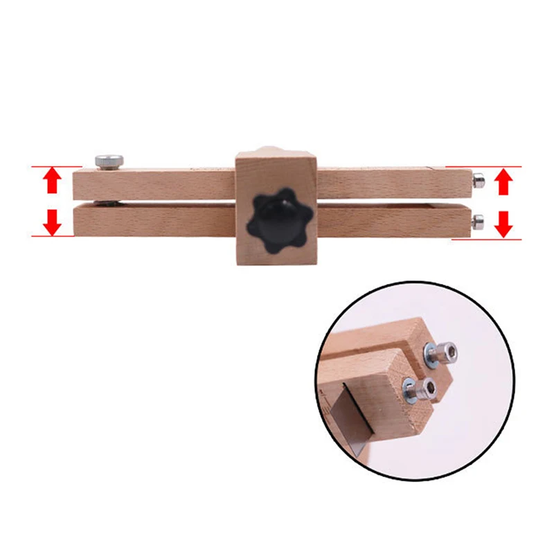 Leather Strap Cutter, Strip and Strap Leather DIY Hand Cutting Tool Adjustable with Blades Leather Craft Cutter Strap