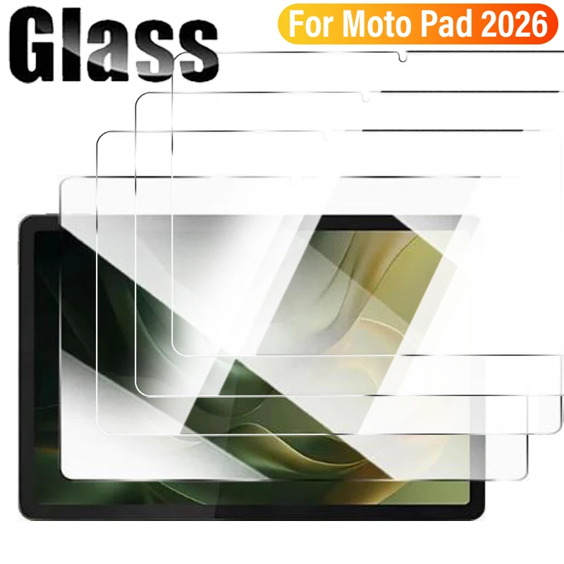 For Moto Pad 2026 5G Tablet Tempered Glass Screen Protector For Moto Pad 2026 HD Clear Anti Scratch Protective Glass Film