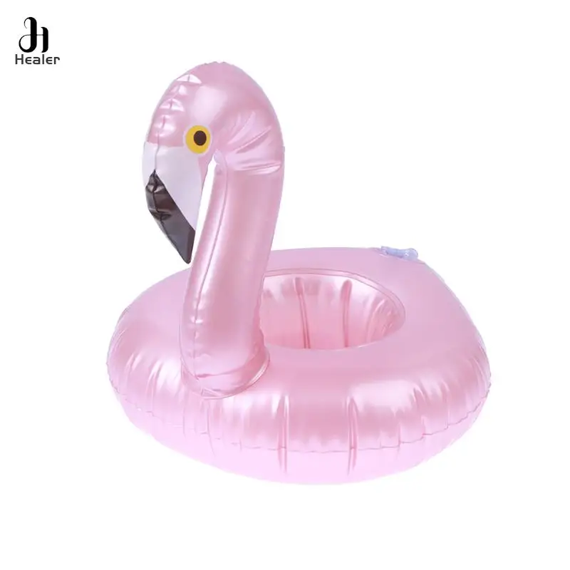 Mini Floating Cup Inflatable Diamond Drinks Cup Holder Pool Floats Bar Coasters Floatation Devices Pink Toy Drink Holder