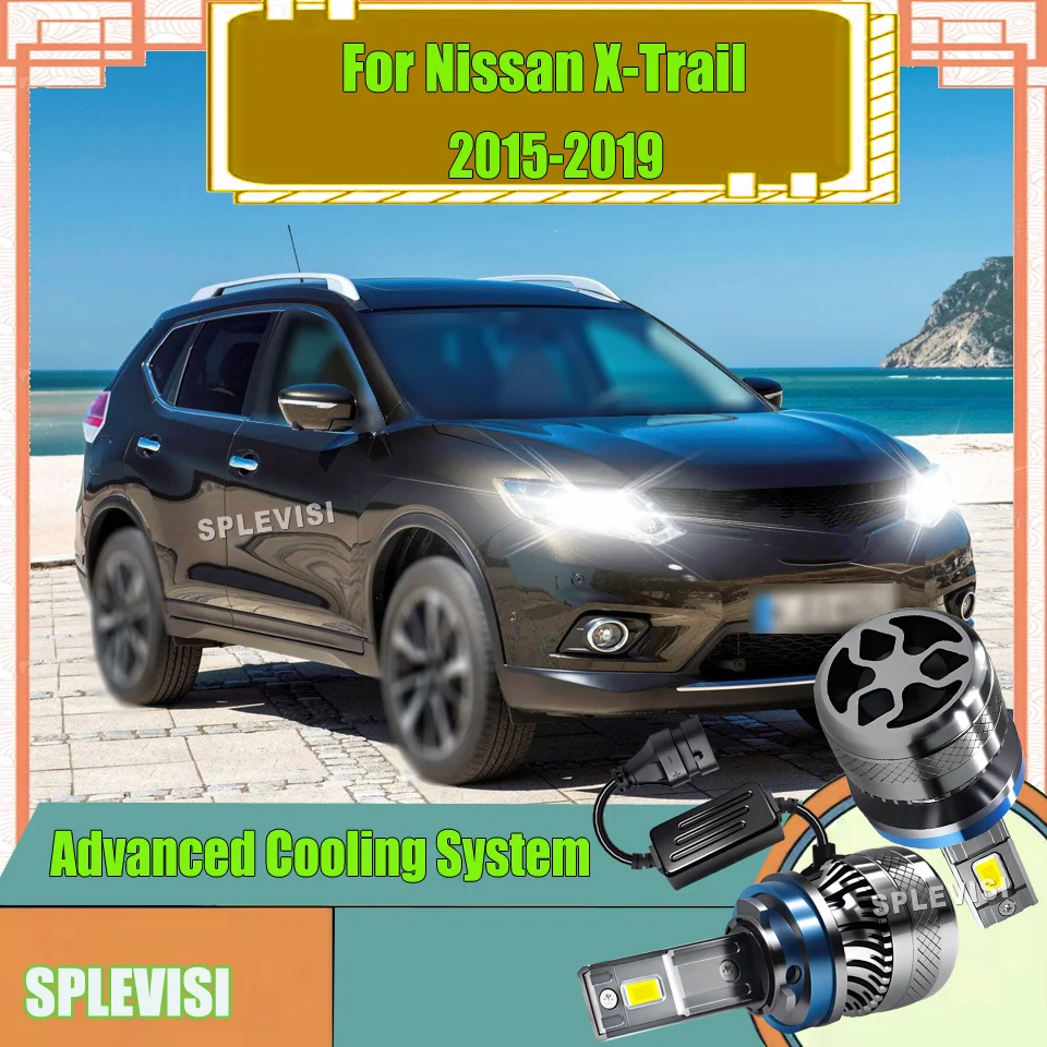 

Plug &Play Car Headlight H11 Hi/Lo LED 20000LM Auto Headlamp Bulbs IP68 For Nissan X-Trail 2015-2019 2015 2016 2017 2018 2019