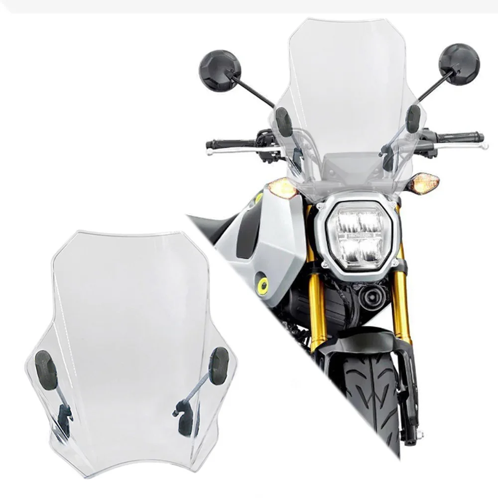 

For Honda MSX 125 Motorcycle Universal Adjustable Windshield Handlebar tube diameter 22.25.28 MM