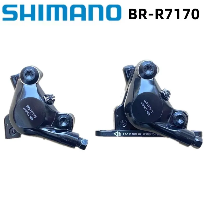 Shimano105 BR-R7170 R7170 Гидравлический суппорт дискового тормоза с плоским креплением, стандартный с колодками-винтами и аварийными винтами для шоссейного велосипеда