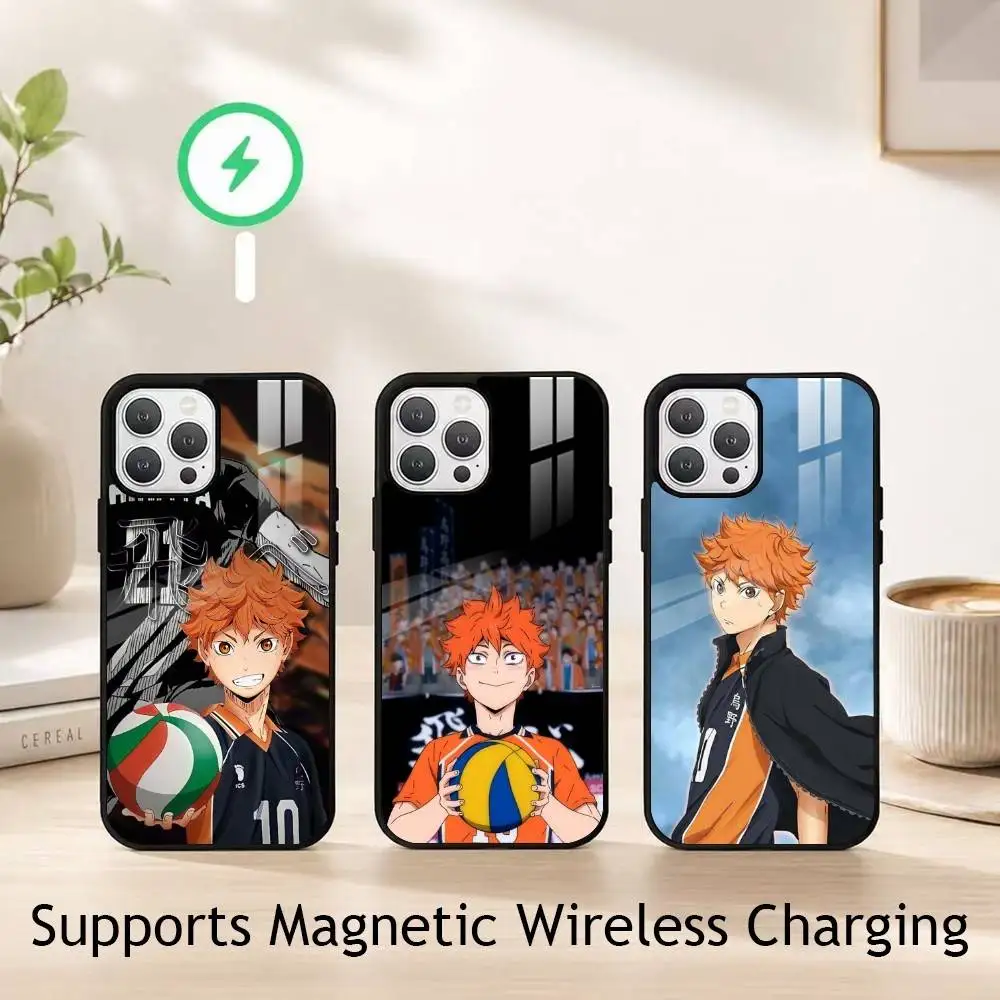 

H-Haikyuu S-Shoyo Hinata Phone Case For iPhone17,16,15,14,13,12,11 Plus,Pro Compatible with magnetic wireless charging