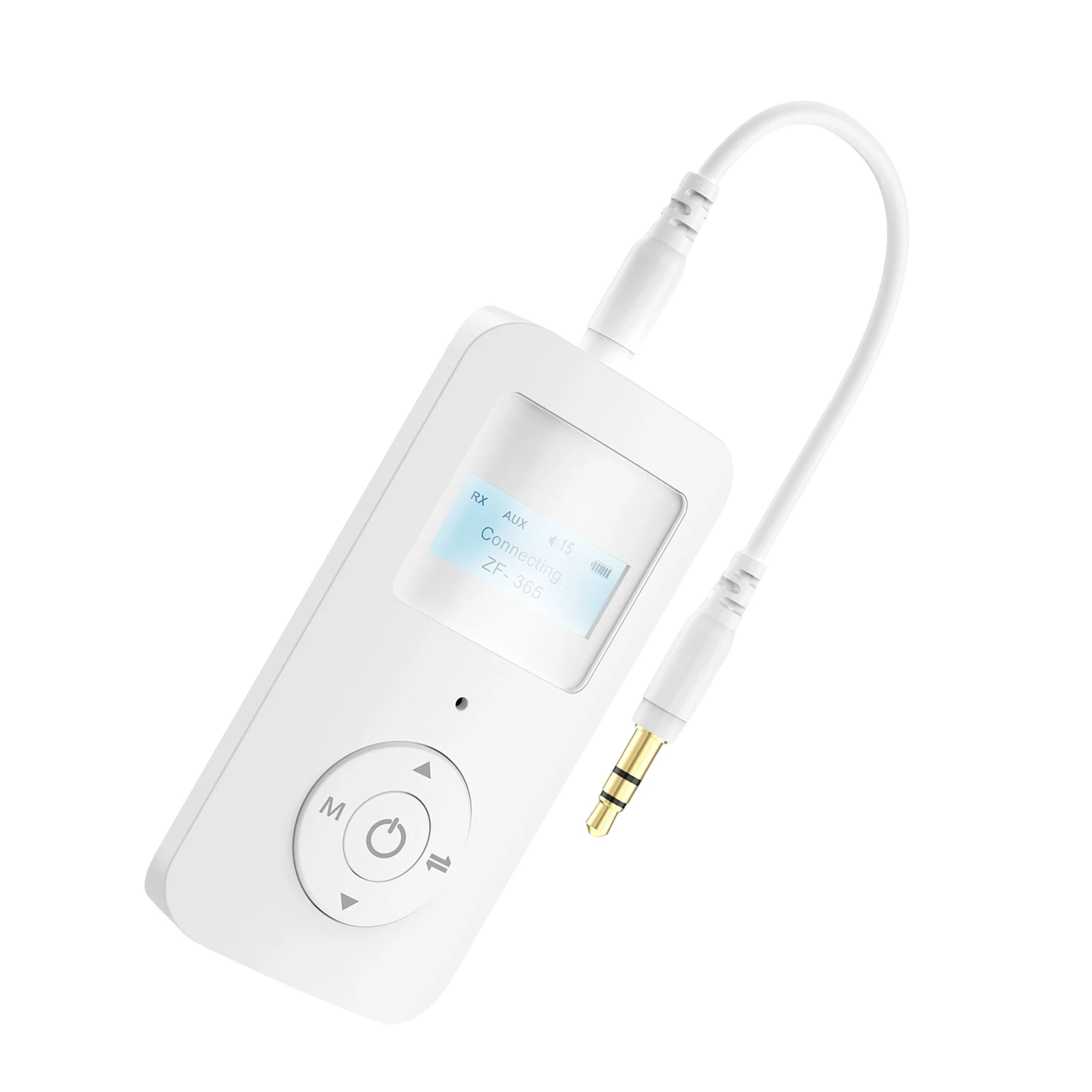 Bluetooth-compatible 5.0 Receiver Transmitter with 3.5mm Aux Jack Type-C Charging Port for Simultaneous Connection of 2 Devices