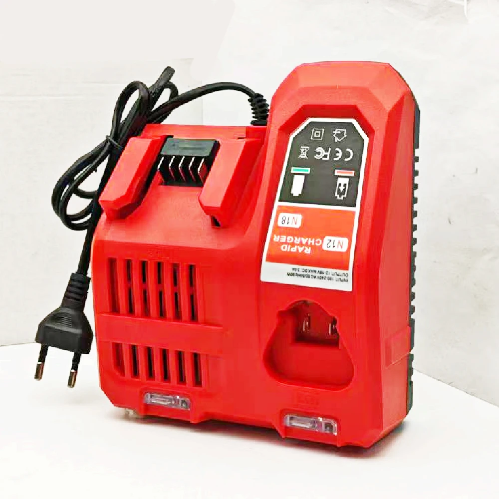 Power Tool Parts Accessories For Milwaukee 18V Lithium Battery 12V Charger For M14 14.4V For M18 Li-ion Cell Pack For M12 - 18C