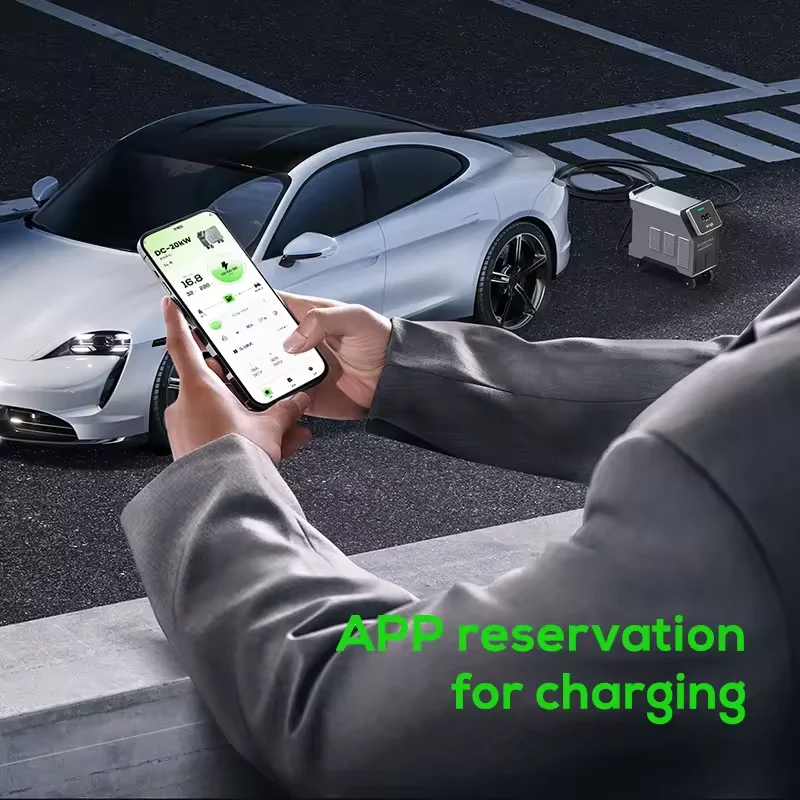 2024 New Product Ccs2 40Kw 20Kw Emergency Road Rescue Portable Ev Charger Station 3 Phase Mobile Dc Ev Charger