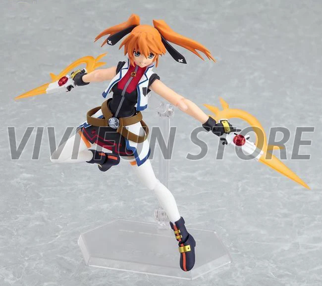 In Stock Original Figma 073 Teana Lanster Movable Model Toys Max Factory Mf Magical Girl Lyrical Nanoha Strikers