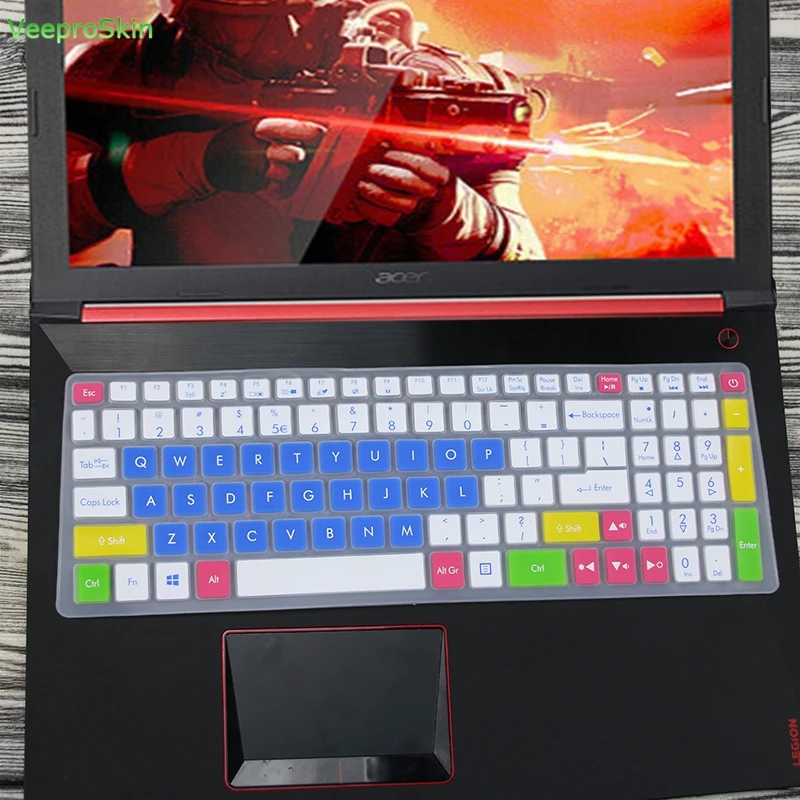 

Keyboard Protective Cover skin Protector for Acer Predator Helios 300 G3-571 G3-572 G3-573 PH317 PH315 VN7-593 AN515 VX5-591