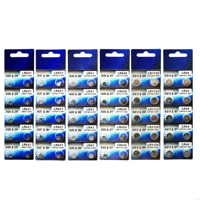 

77UB LR521/LR621/LR41 Батареи 1.555555Valkaline Coin Actentals для безопасности окружающей среды