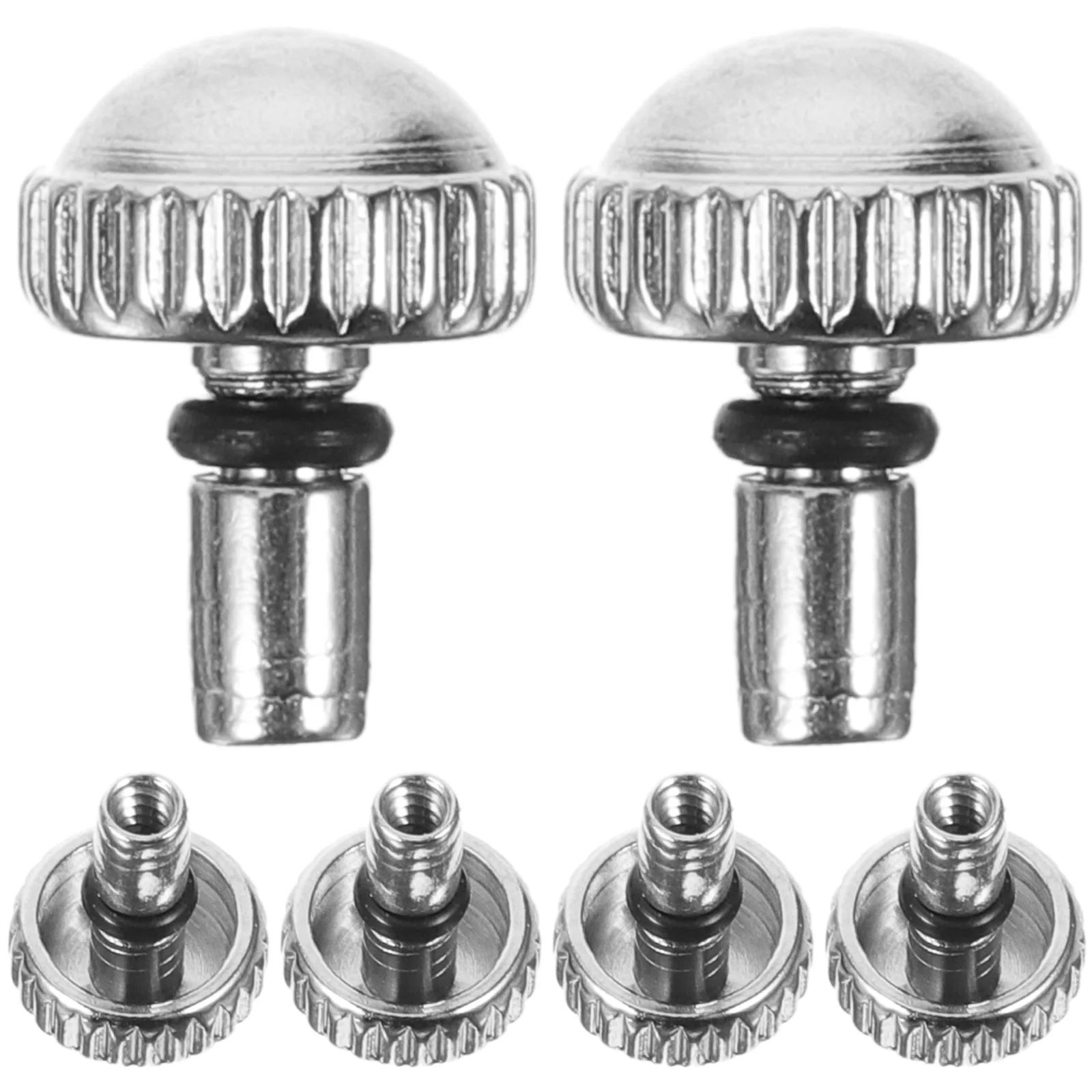 

Watch Case Opener Accessories Quartz Waterproof Crown White Medium Long Tube 100pcs Tools Professional Crowns Parts
