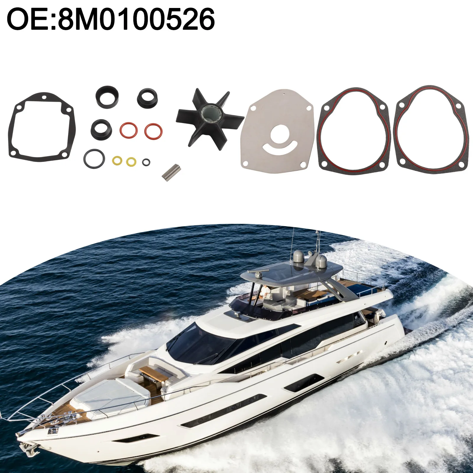 

Car Accessories IMPELLER REPAIR KIT Engine Maintenance Minimized Downtime OEM Fit Assurance For Alpha One Gen 2