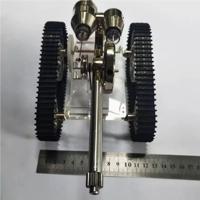 Picture 3: Stirling engine model, power physics popular science, small science creations, small inventions, tank car experimental toys