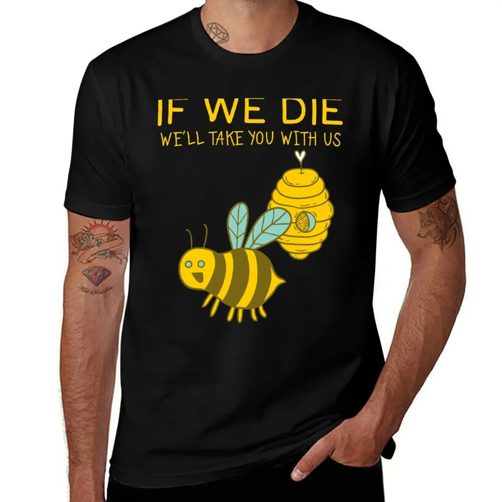 

Save The Bees T Shirt T-Shirt t shirts for man cotton soft t shirts for man pack cotton T-Shirt