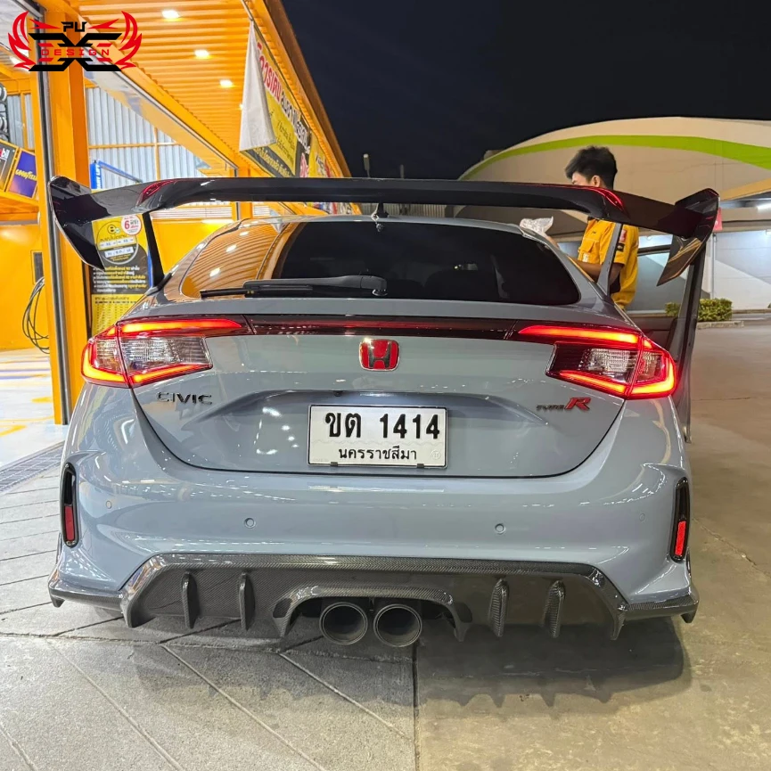 

Dry Carbon for Honda Civic FL5 Type R Upgrade AD Style Rear Spoiler Rear Wing Body Kit