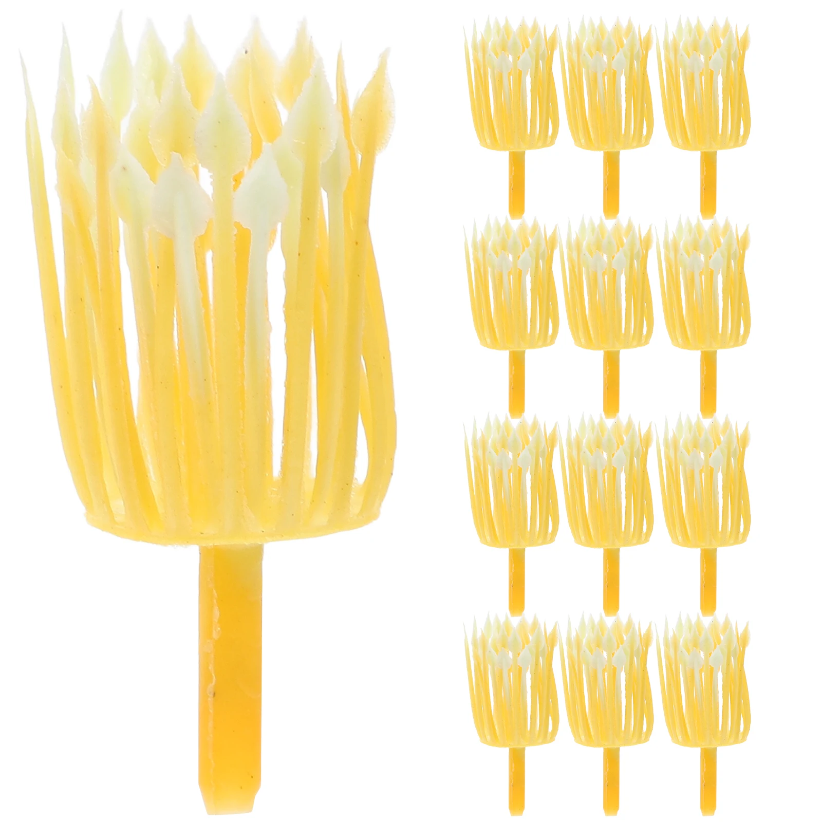 

30pcs Simulated Stamens Artificial Flowers Craft Supplies Picks Faux Greenery Plastic Flower Making Materials Diy Decorations