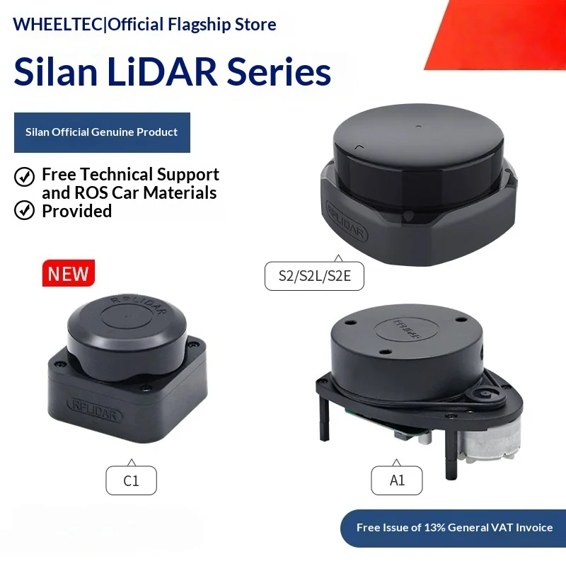 Slamtec RPLIDAR C1 A1 S2L Laser Radar Sensor ROS Robot Mapping Navigation SLAM LiDAR Module