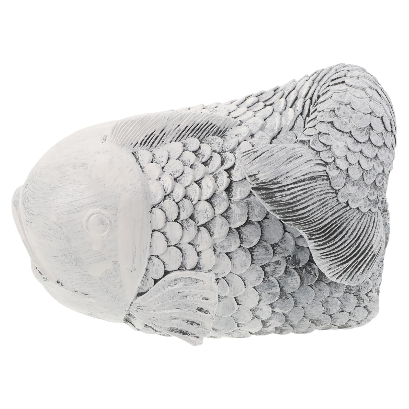 Garden Decorative Downspout Fish Sculpture Resin Gutter Diverter Splash Guard Outdoor Rainwater Protector Patio
