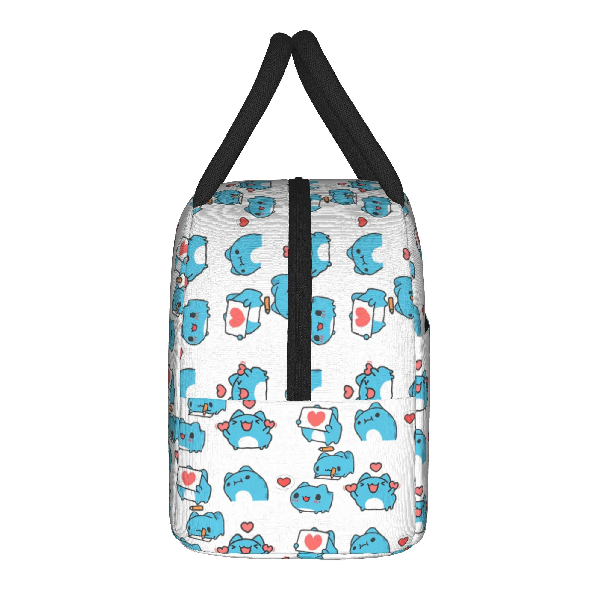 Comic Cat bugcat Bugcat Capoo Insulated Lunch Bags Cooler Bag Reusable,Lunch Container  Large Lunch Box Tote Beach  Travel