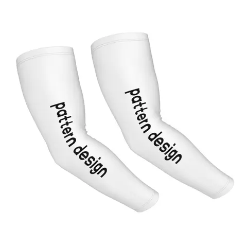 Personalized Custom Print ic'e Arm Sleeve DIY Design Ice Silk Breathable UV Protection Cooling Cuff Summer Golf Fishing Armwarme