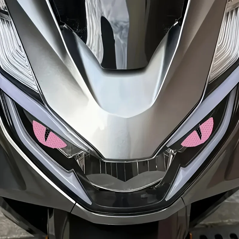 

2 шт./компл. наклейка «кошачий глаз» для автомобиля, наклейка на мотоцикл для авто, внешний стиль мотоцикла и милая вдохновленная настройка