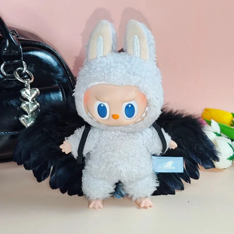 

Clothes Set Compatible with Labubu, 6.7 Inches Cute Doll Clothes for Dress up Unique Style Wings