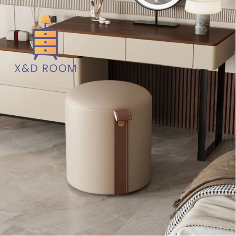 

Вращающийся стул для макияжа XD, стул для туалетного столика в спальню, стул для гардеробной, круглый стул в стиле легкой роскоши для женской спальни