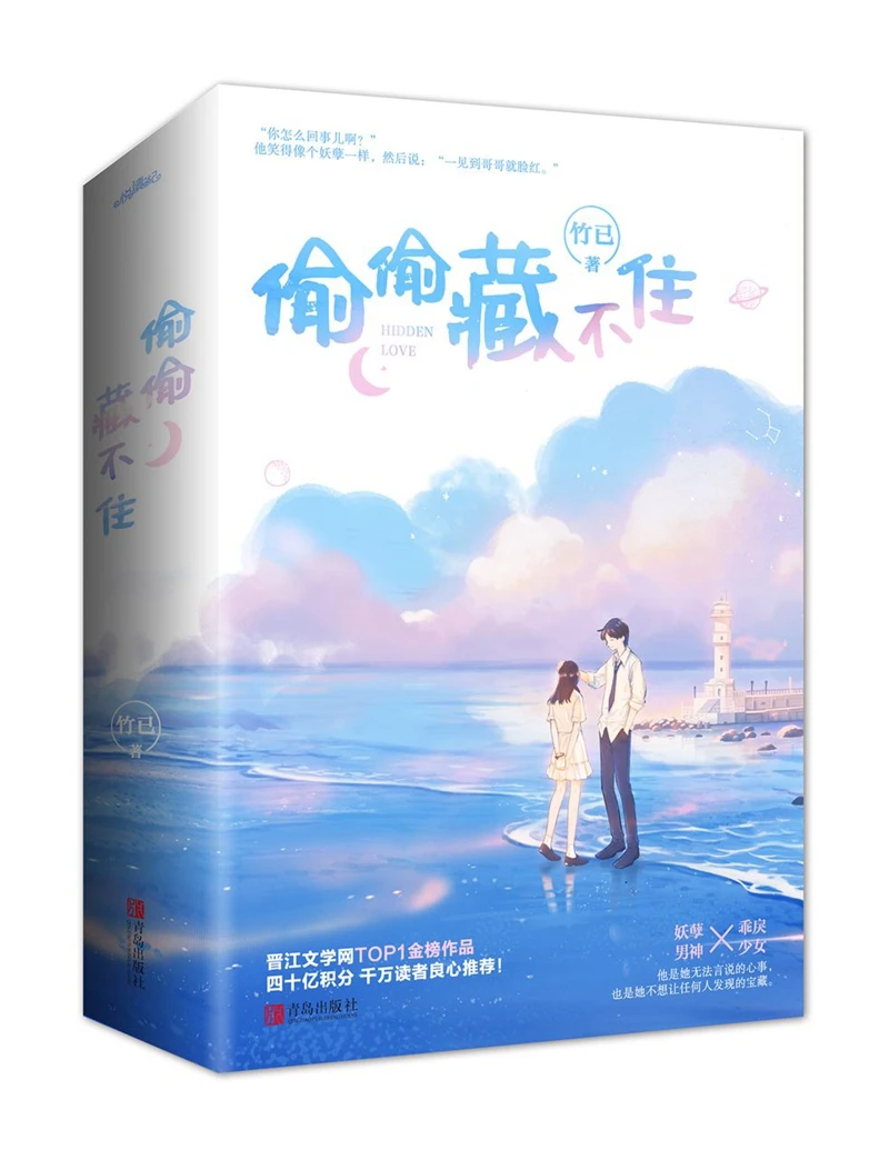 2 Books/Set Hidden Love Tou Tou Cang Bu Zhu Novel Vol. 1+2  Duan Jiaxu, Sang Zhi Youth Campus Romance Love Fiction Books