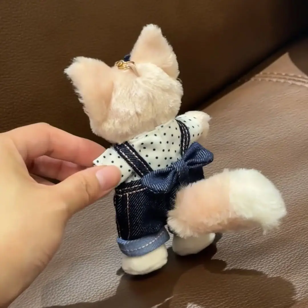 Disney Linabell Stellalou Duffy Shelliemay การ์ตูน Kawaii ตุ๊กตาสัตว์ตุ๊กตาของเล่นจี้พวงกุญแจของขวัญกระเป๋าสําหรับแฟน