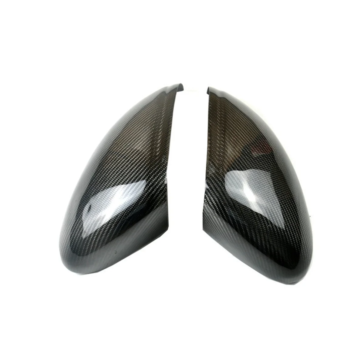 Cubiertas de espejo retrovisor de fibra de carbono Real para Porsche Macan 2014-2022 tapa de espejo lateral de puerta-L49A